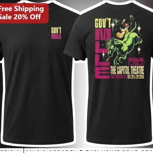 Gov't Mule The Capitol Theatre Port Chester NY Vintage Rock Concert Graphic Tee