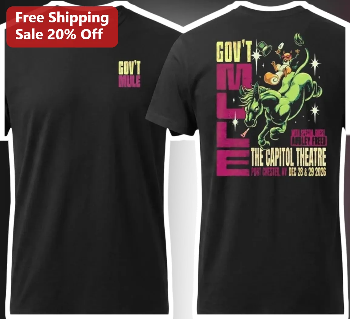 Gov't Mule The Capitol Theatre Tee Vintage Rock Jam Band Shirt