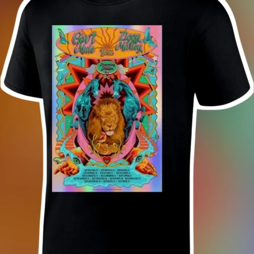 Gov't Mule Ziggy Marley Yola Dreaming Dream Tour Psychedelic Graphic Tee