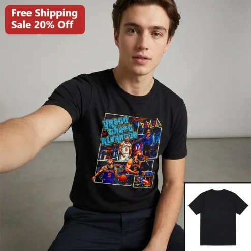 Grand Theft Alvarado Tee, Jose Alvarado New York Basketball Fan Gift, NBA Supporters