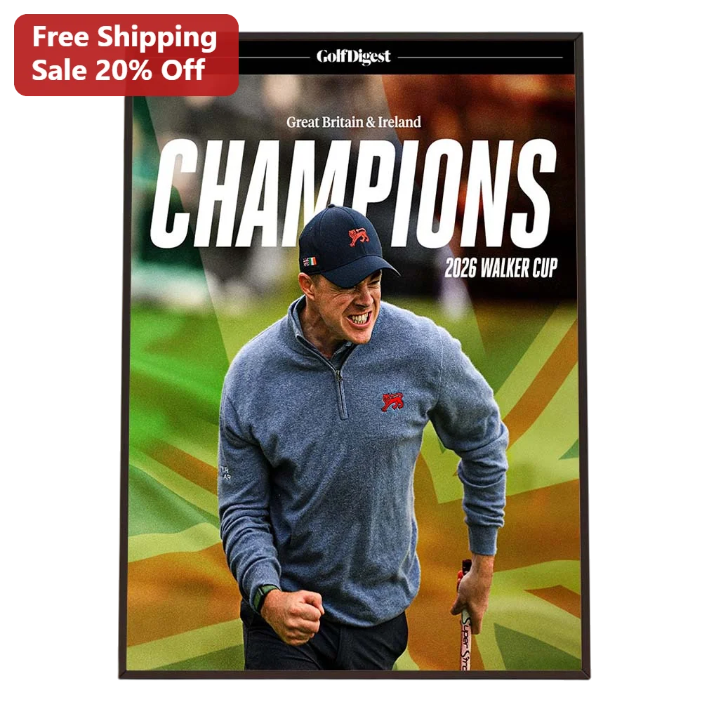Great Britain Ireland Champions Walker Cup Framed Print Rory McIlroy Golf Memorabilia