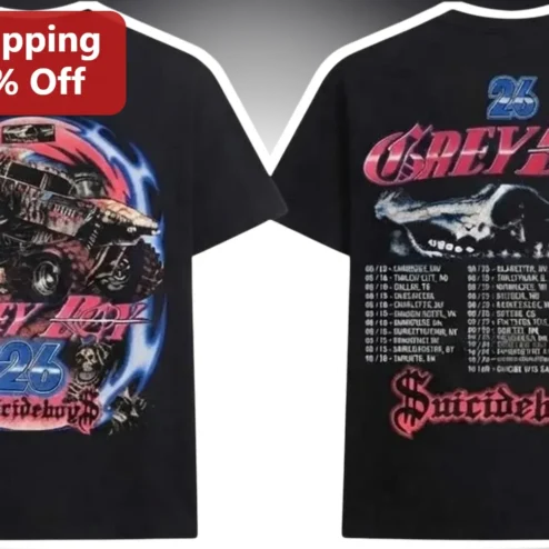 Grey Boy Suicideboys Tee $uicideboy$ G59 Underground Rap Merch