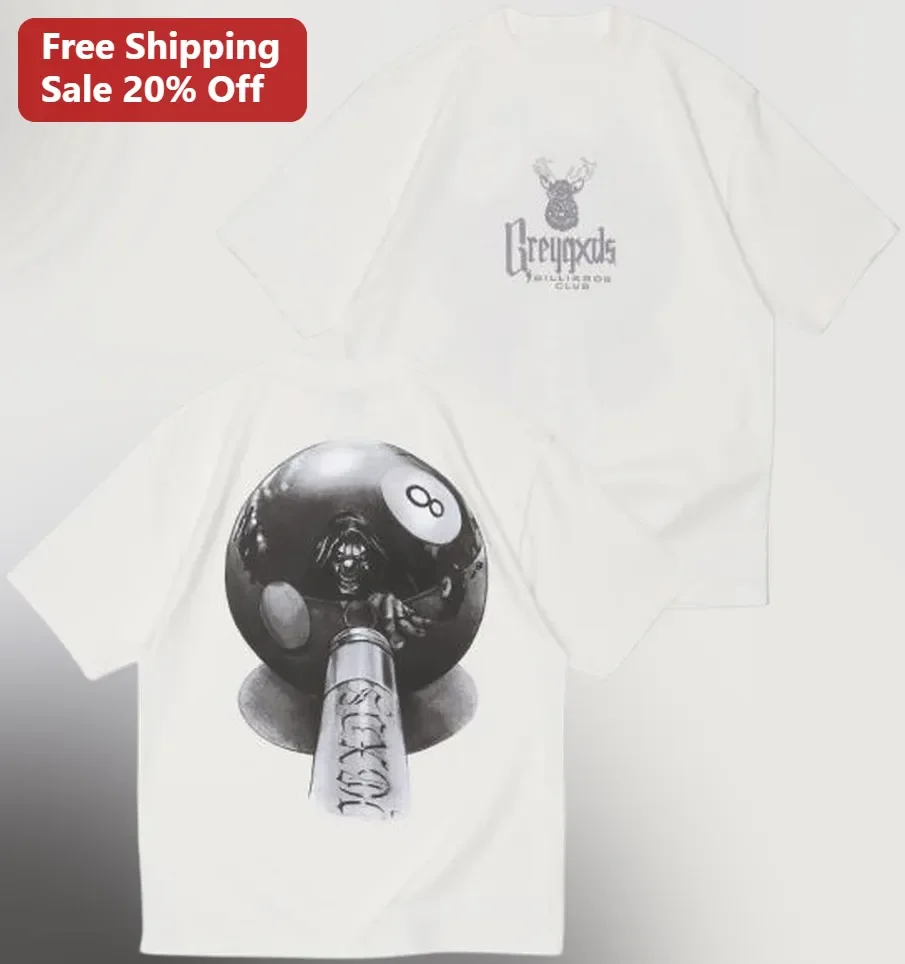 Greyhounds Billiards Club Darth Vader Pool Ball Graphic Tee