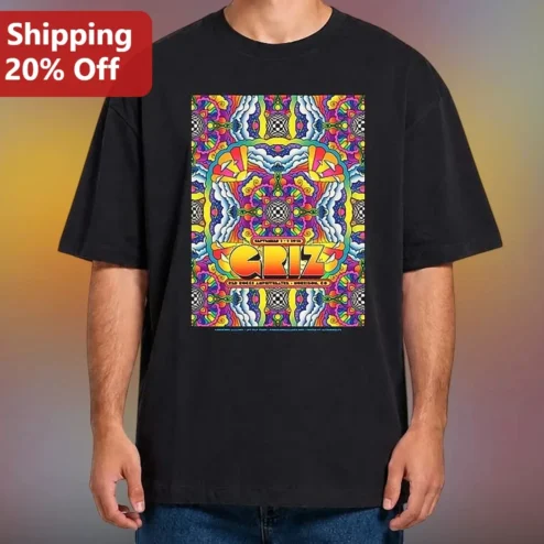 GRIZ Tee Psychedelic Electronic Music Fan Graphic T-Shirt Unisex Festival Rave Merch