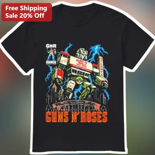 Guns N Roses Atlanta Tour Graphic Tee Rock Band Merch Gift