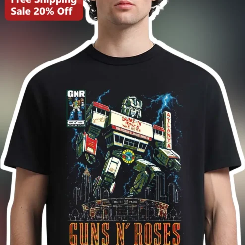 Guns N Roses Gnr Was Here The World's Largest Drive In Graphic Tee