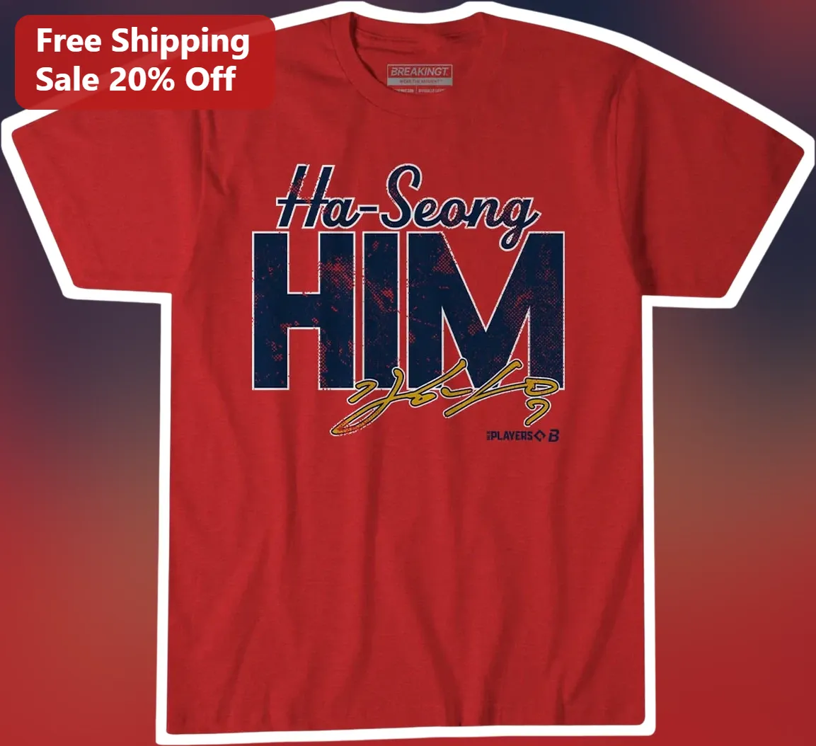 Ha-Seong Kim HIM Graphic Tee Seung-Hwan Kim Signature Baseball Shirt