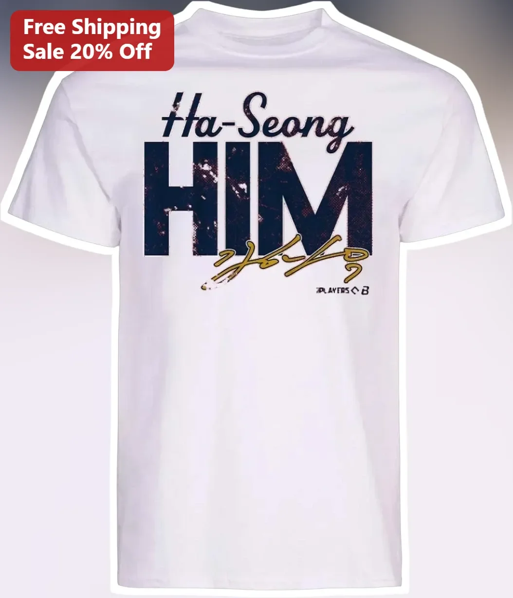 Ha-Seong Kim HIM Tee Son Heung Min Signature Football Fan Gift