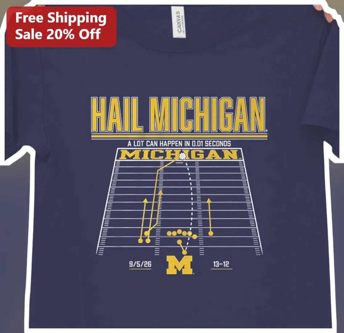 Hail Michigan A Lot Can Happen In 0.01 Seconds Funny Weather Humor Tee