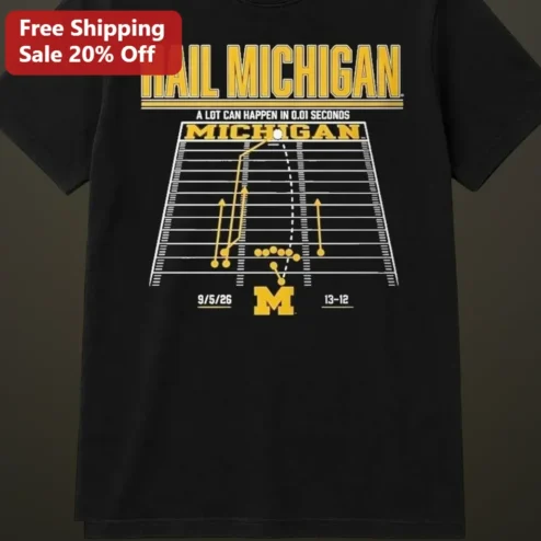 Hail Michigan A Lot Can Happen In 0.01 Seconds Tee