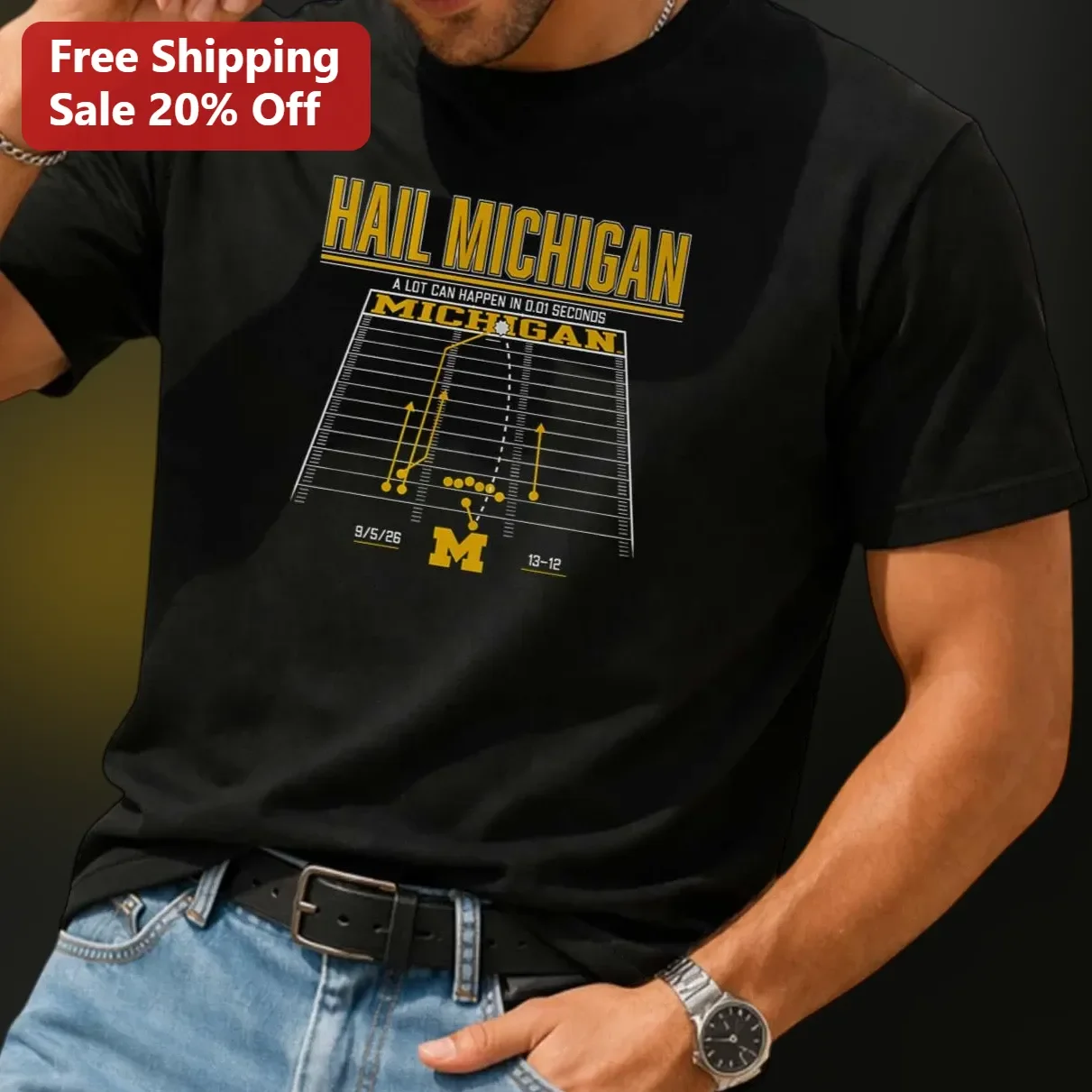 Hail Michigan A Lot Can Happen In 0.01 Seconds Tee