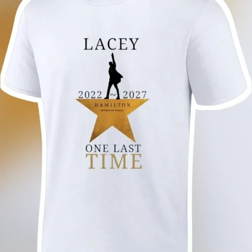 Hamilton An American Musical One Last Time Alexander Hamilton Silhouette Graphic Tee