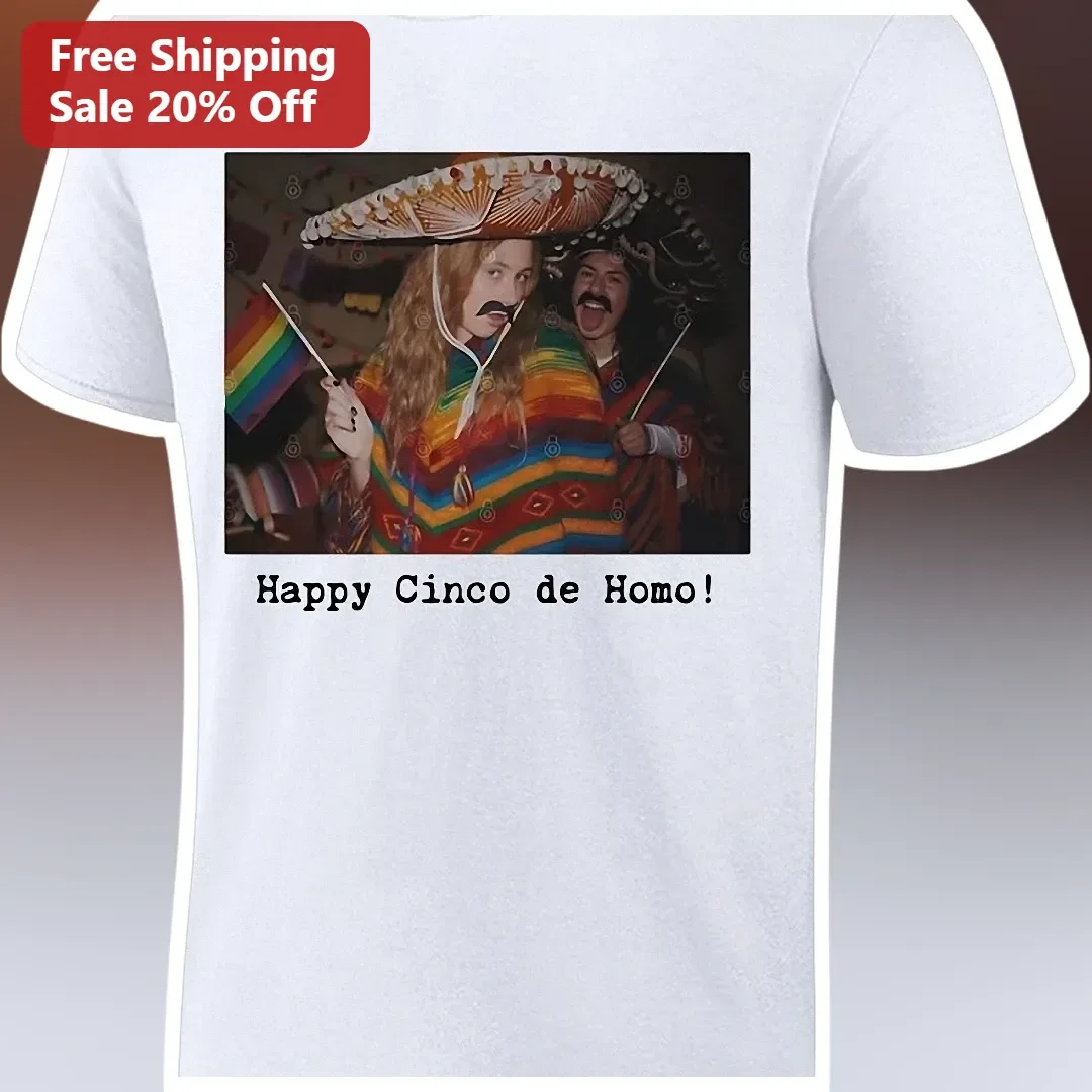 Happy Cinco de Homo Pride Fiesta Tee