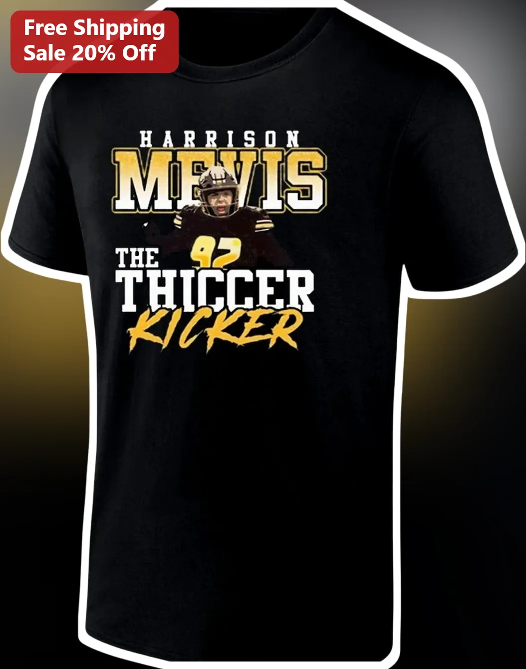 Harrison Mevis The Thiccer Kicker Tee Rams NFL Fan Gift