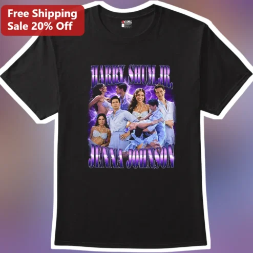 Harry Shum Jr. Dirty Dancing Parody Face Swap Tee Personalized Couple Gift