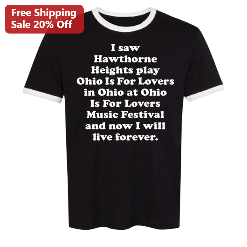 Hawthorne Heights Ohio Is For Lovers Music Festival Fan Concert Tee