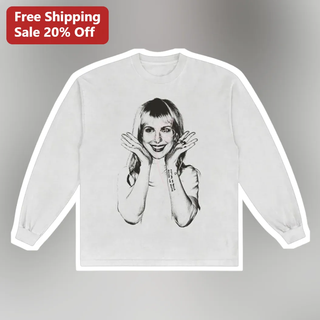 Hayley Williams Sketch Art Tee Vintage Tour Merch Rock Music Graphic Shirt for Fans