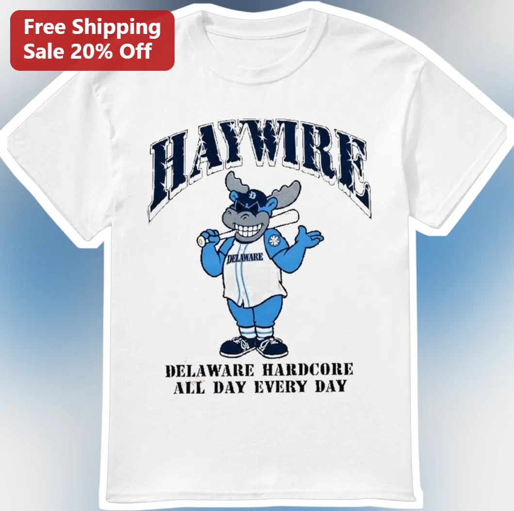 Haywire Delaware Hardcore All Day Every Day Graphic Tee
