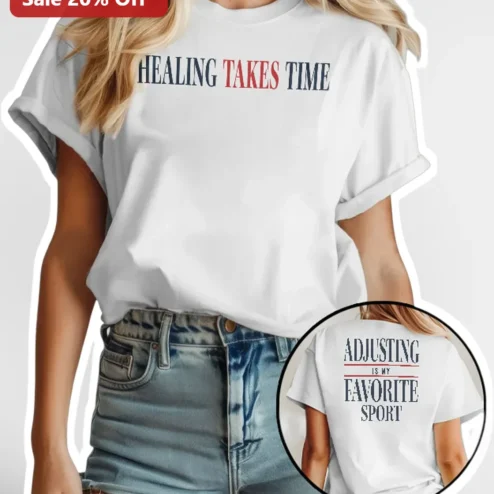 Healing Takes Time Mental Health Awareness Tee Self Care Recovery Gift