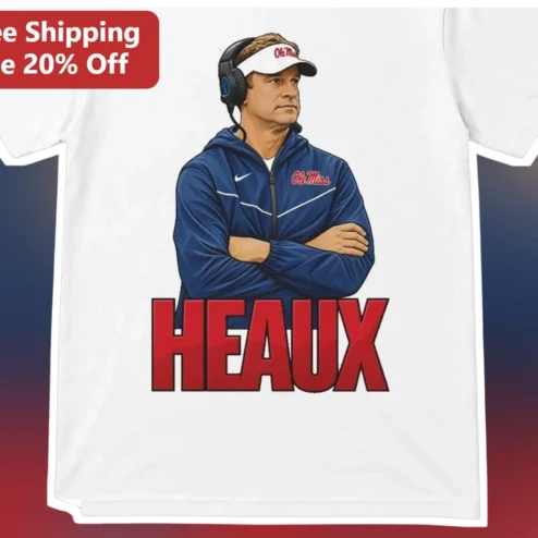 HEAUX Tee Lane Kiffin Ole Miss Football Coach Graphic T-Shirt
