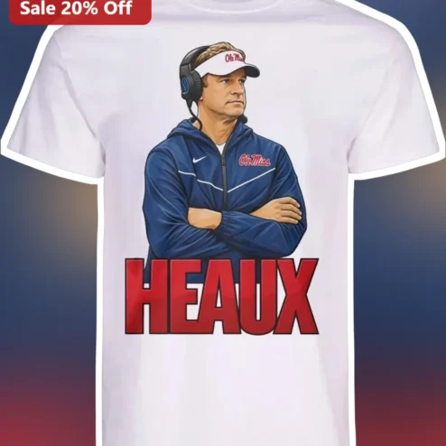 HEAUX Tee Lane Kiffin Ole Miss Rebels Football Coach Graphic T-Shirt