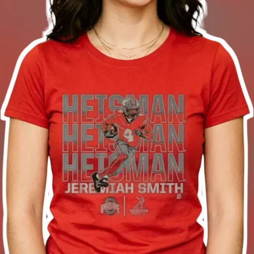 Heisman Jeremiah Smith Tee Ohio State Buckeyes College Football Fan Gift