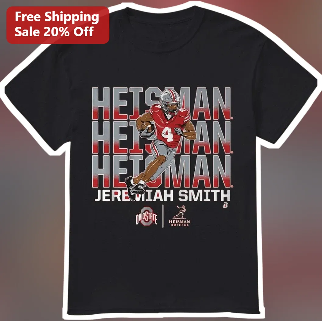 Heisman Jeremiah Smith Tee Ohio State Buckeyes College Football Fan Graphic Shirt