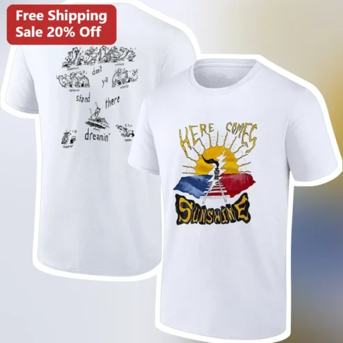 Here Comes Sunshine Graphic Tee North Carolina Music Shirt