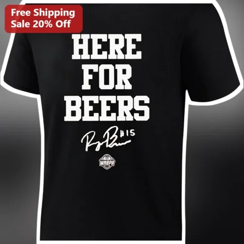 Here For Beers Brittney Griner Signature WNBA Tee