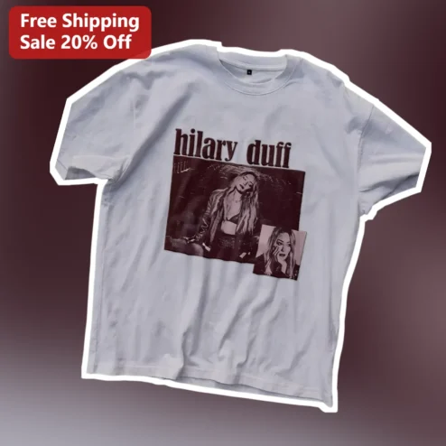 Hilary Duff Vintage Y2K Pop Star Graphic Tee