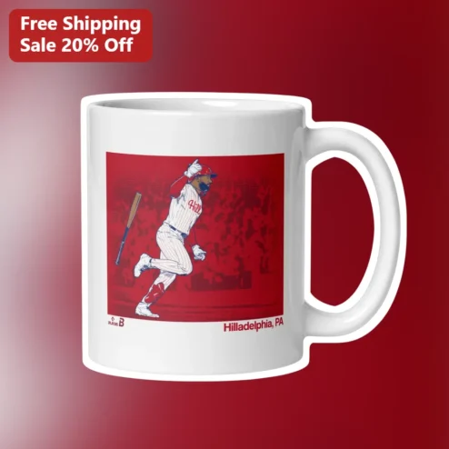 Hilladelphia PA Mug Bryce Harper Philadelphia Phillies Baseball Fan Gift