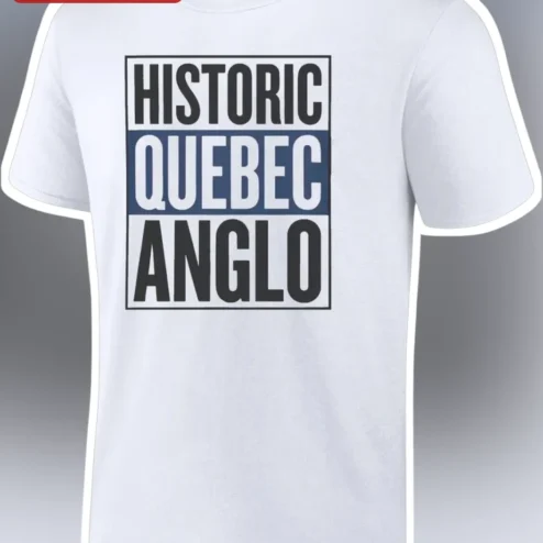 Historic Quebec Anglo Tee HQA Identity Graphic Shirt for Men Women