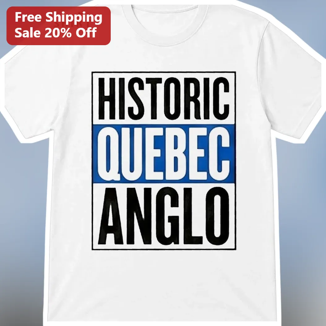 Historic Quebec Anglo Tee Old Quebec City Heritage Souvenir Shirt for Travelers