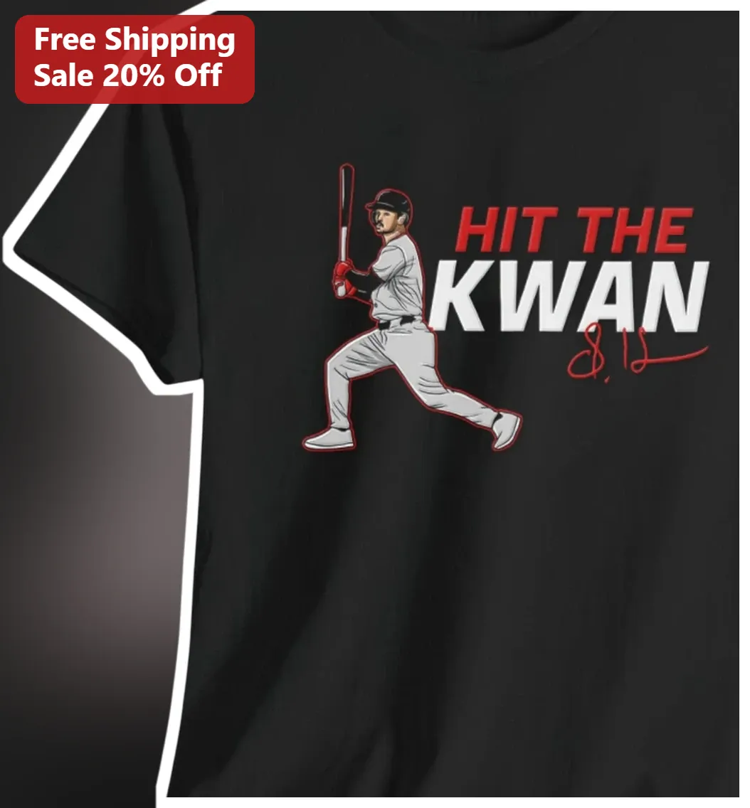 Hit The Kwan Tee Steven Kwan Cleveland Guardians Baseball Fan Gift