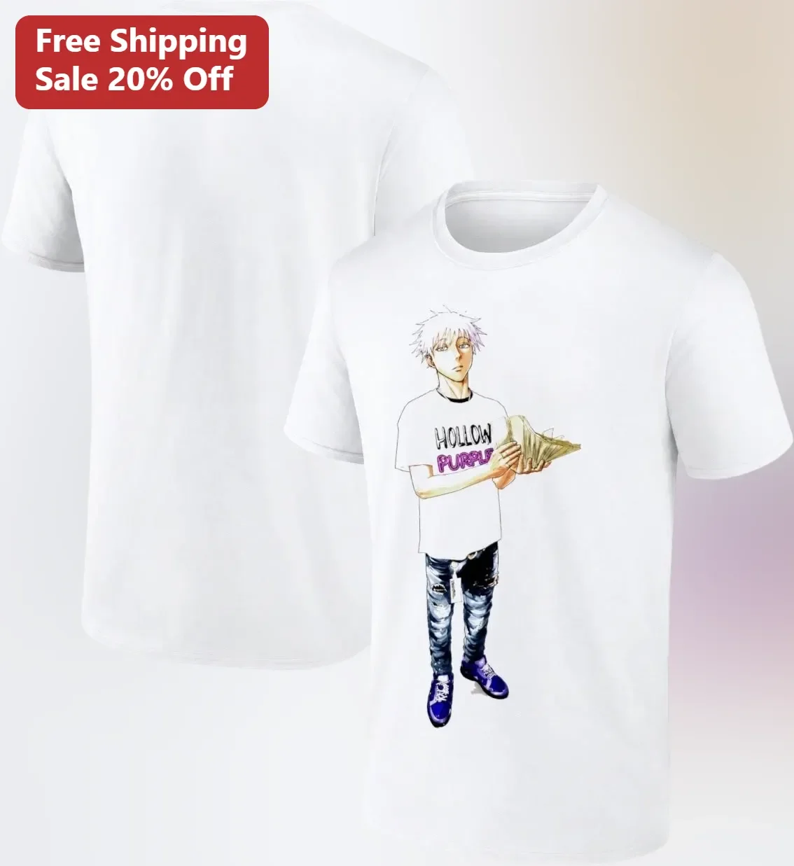 Hollow Purple Gojo Satoru Jujutsu Kaisen Anime Graphic Tee