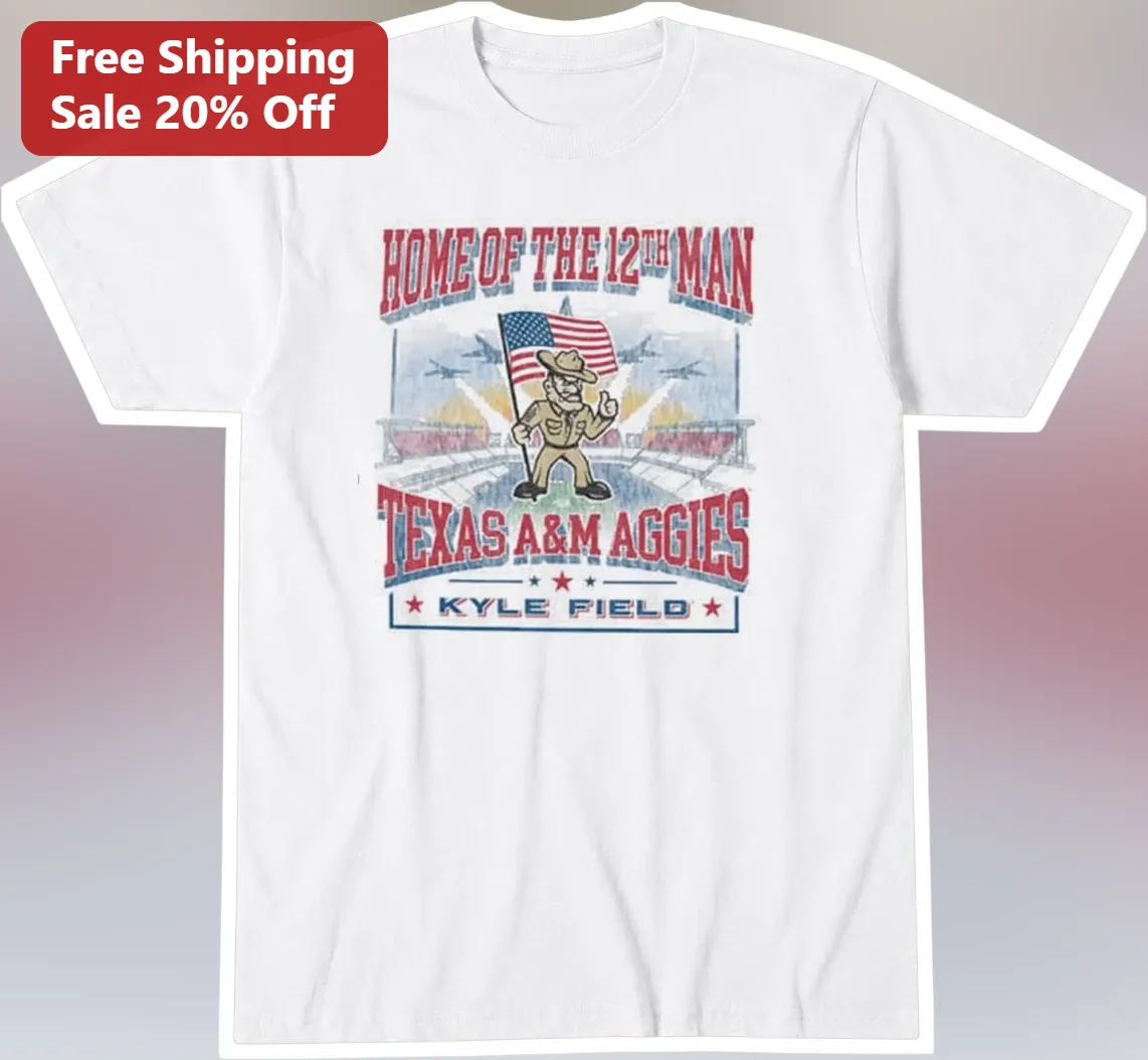 Home of the 12th Man Texas A&M Aggies Kyle Field Vintage Tee