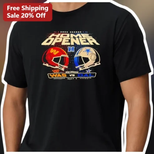 Home Opener Was Vs Dal Tee NFL Football Game Day Apparel Gift