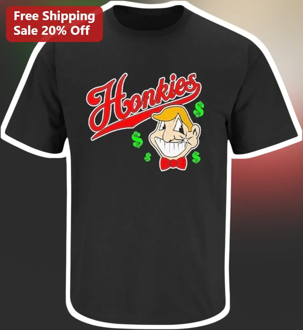 Honkies Tee Retro Cartoon Character Graphic T-Shirt Funny Novelty Gift
