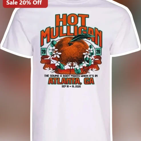 Hot Mulligan The Sound A Body Makes When It's In Atlanta GA Vintage Graphic Tee