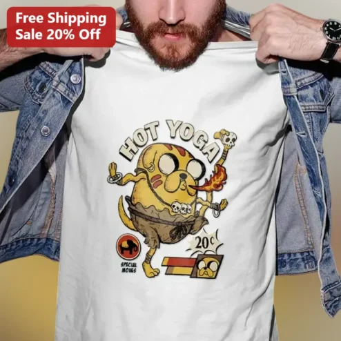Hot Yoga Special Moves Jake The Dog Adventure Time Graphic Tee