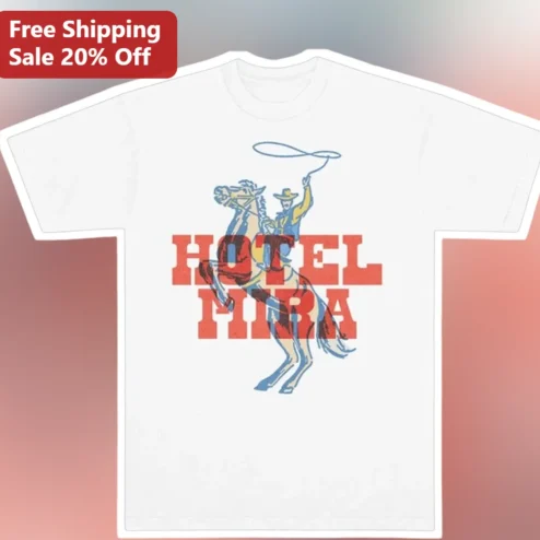 Hotel Mira Cowboy Tee Vintage Western Band Merch Graphic T-Shirt
