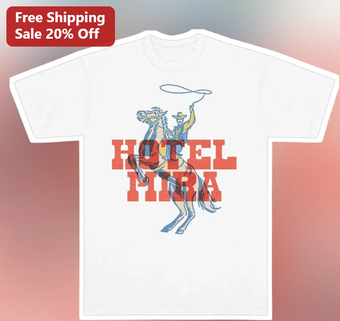 Hotel Mira Cowboy Tee Vintage Western Band Merch Graphic T-Shirt