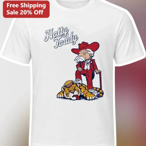 Hotty Toddy LSU Tigers Joe Sepi Cartoon Graphic Tee