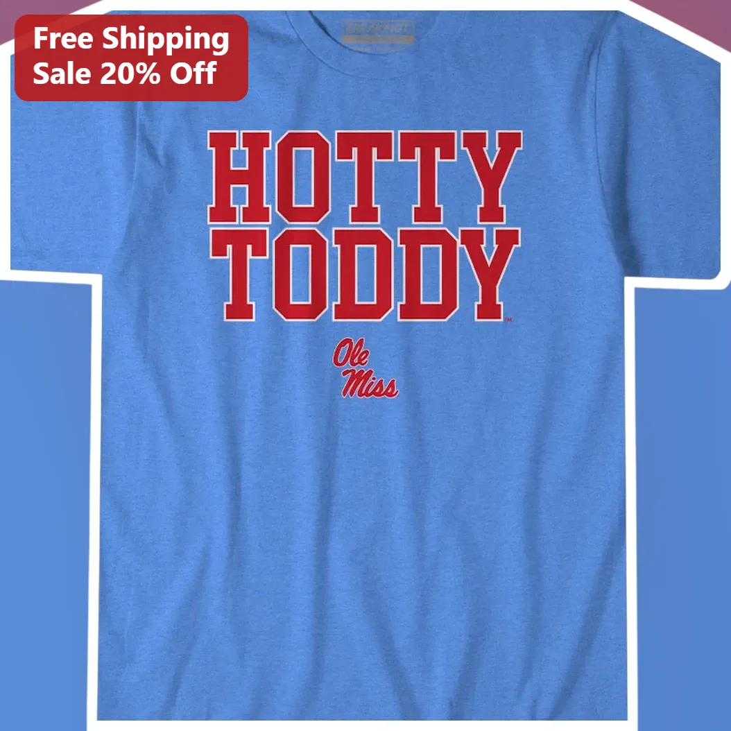 Hotty Toddy Ole Miss Rebels Chant Graphic Tee University of Mississippi Game Day Apparel