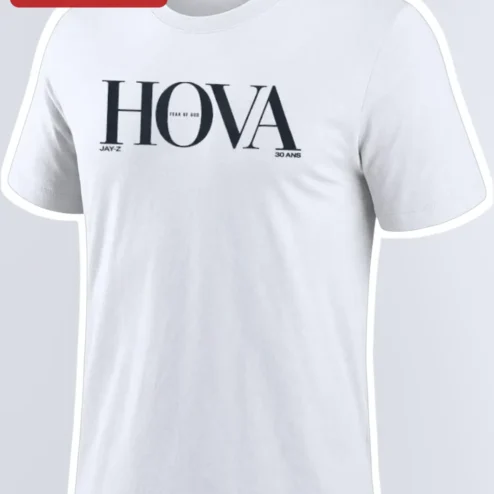 HOVA Jay-Z Fear Of God 30 Ans Minimalist Typography Tee Hip Hop Streetwear Shirt