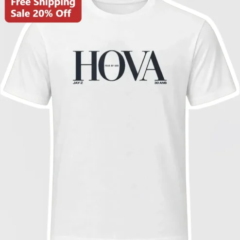 HOVA Jay-Z Fear of God 30 Ans Tee Izzo H.O.V.A. Hip Hop Streetwear Shirt