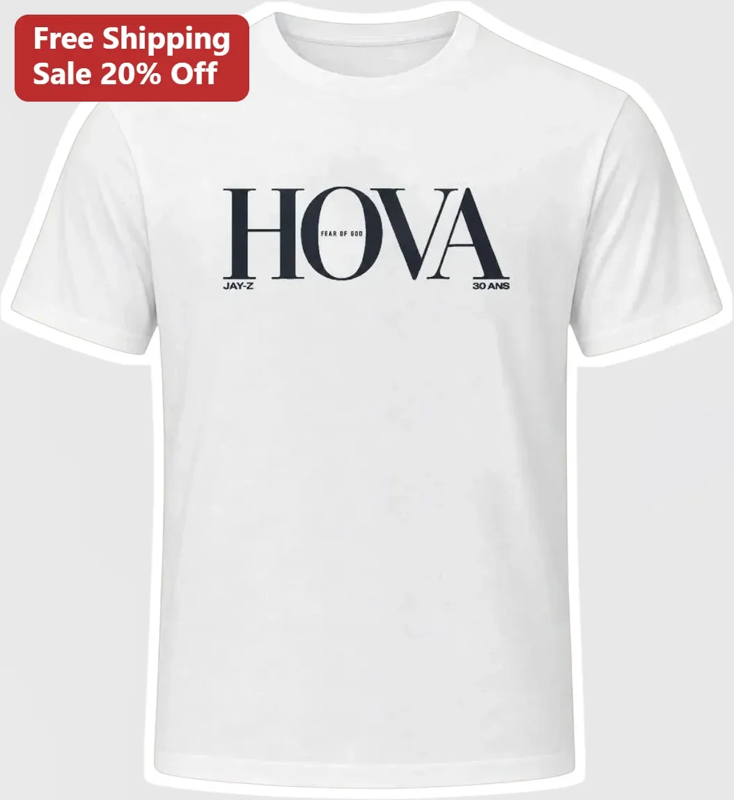 HOVA Jay-Z Izzo H.O.V.A. Fear of God Style Minimalist Graphic Tee