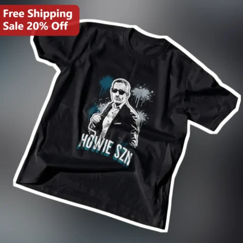 Howie SZN Tee Howie Mandel Deal Or No Deal Fan Gift Black Graphic T-Shirt