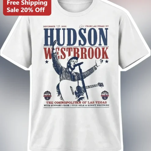Hudson Westbrook Live From Las Vegas Tee The Cosmopolitan Concert Graphic Shirt