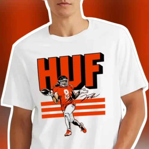 HUF Tee Justin Jefferson Minnesota Vikings Football Player Graphic Shirt